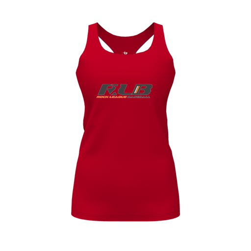 [FT0TRBRD-FYS-LOGO1] Decker Racerback Tank Top (Female Youth S, Red, Logo 1)