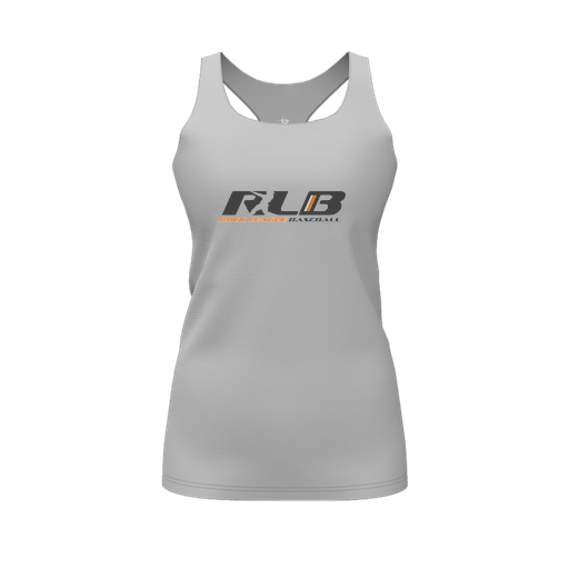 [CUS-DFW-RCBK-PER-GRY-FYS-LOGO1] Racerback Tank Top (Female Youth S, Gray, Logo 1)