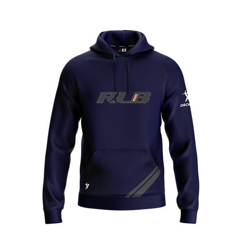 [FOLHSMNV-YXS-LOGO2] Decker Summit Hoodie (Youth XS, Navy, Logo 2)