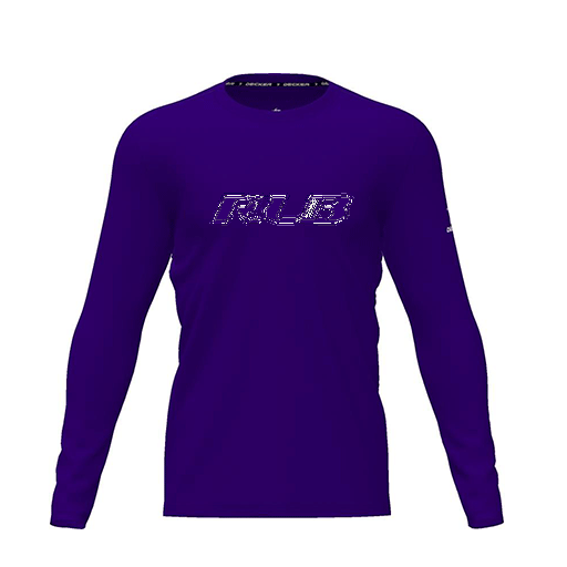 [CUS-DRIF-TEES-PER-CNK-LSL-PUR-YXS-LOGO3] Dri Fit Performance T-Shirt (Youth XS, Purple, Logo 3, Long Sleeve)