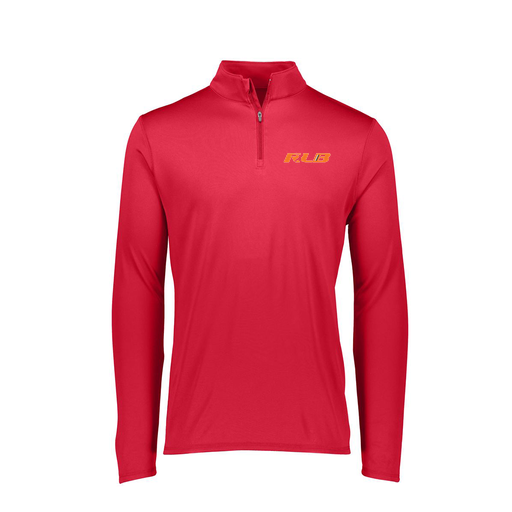 [FTLQFLRD-FAXS-LOGO3] Ladies Flex-Lite 1/4 Zip Shirt (Female Adult XS, Red, Logo 3)