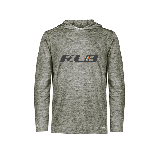 [FOLHCGGY-AS-LOGO2] Decker Men's Charge Hoodie (Adult S, Gray, Logo 2)