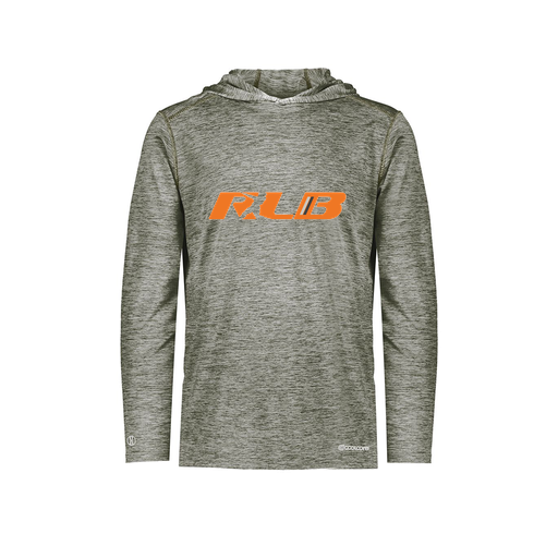 [FOLHCGGY-AS-LOGO3] Decker Men's Charge Hoodie (Adult S, Gray, Logo 3)