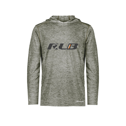 [FOLHCGGY-YS-LOGO2] Decker Youth Charge Hoodie (Youth S, Gray, Logo 2)