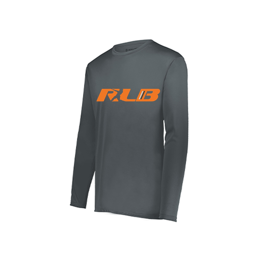 [222822.059.XS-LOGO3] Men's LS Smooth Sport Shirt (Adult XS, Gray, Logo 3)