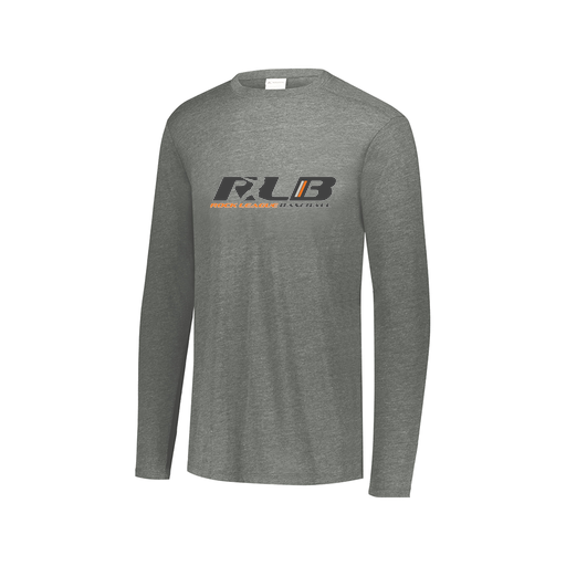 [FTLCUBGY-AXS-LOGO1] Decker Men's Tri-Blend T-Shirt - Long Sleeve (Adult XS, Gray, Logo 1)