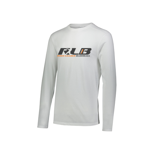 [FTLCUBWH-YS-LOGO1] Decker Youth Tri-Blend T-Shirt - Long Sleeve (Youth S, White, Logo 1)